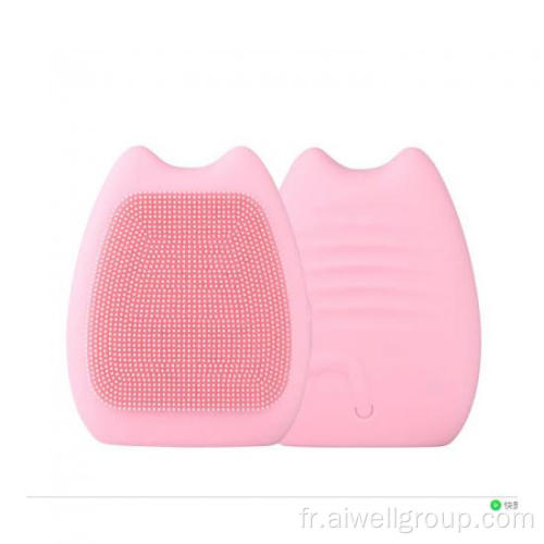 Clean à brosse à lavage en silicone mignon